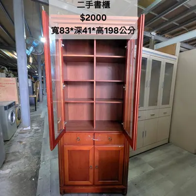 二手書櫃/展示櫃 寬83×深41cm（二手）- 全盛傢俱家電 台中西屯門市