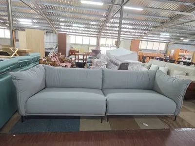 全新四人貓抓皮沙發 寬280×深90cm（全新）- 全盛傢俱家電 台中西屯門市